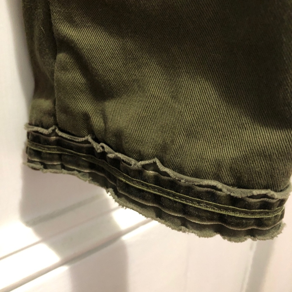 JCrew olive green embellished blazer - Picture 6 of 8